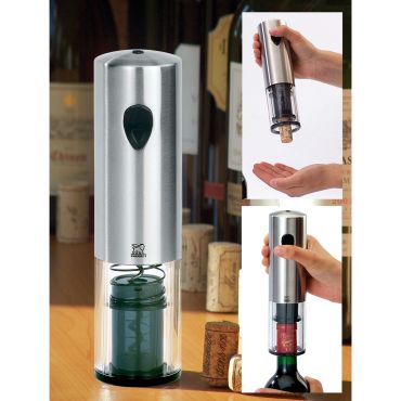 WINEMASTER Sacacorchos Electrico para Botellas de Vino con Corta