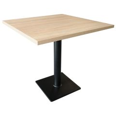 Mesa de bar CAVEPRO, roble claro/negro, alt 74,8 cm