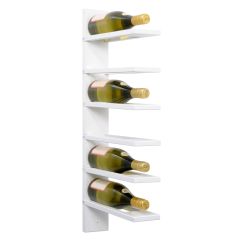 Botellero de pared PINOT blanco barnizado