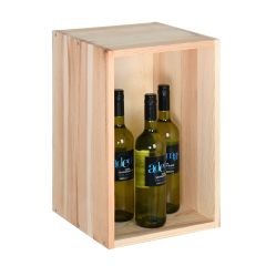 Caja para vinos / almacenaje VENETO, pino natural