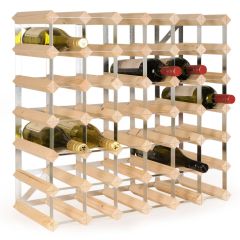 Botellero para vinos TREND, natural, 42 botellas, 22,8 cm