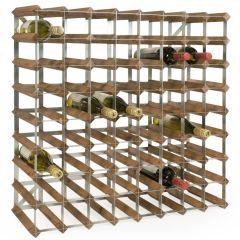 Botellero para vinos TREND, marrón, 72 botellas, 22,8 cm