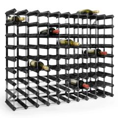 Botellero para vinos TREND, negro, 90 botellas, 22,8 cm