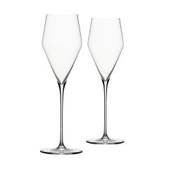 ZALTO copas de cristal de vino de champagne, set de 2