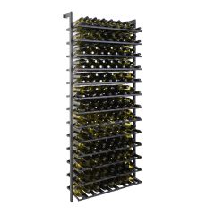 Botellero metálico BLACK PURE para montaje en pared, H 200 cm