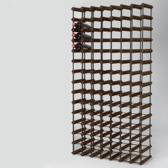 Botellero Trend PREMIUM para 105 botellas (alto 143,5 x ancho 73,5 cm), marrón