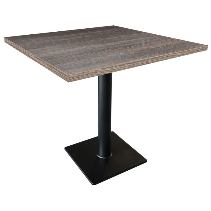 Mesa de bar CAVEPRO, color wenge/negro, alt 74,8 cm