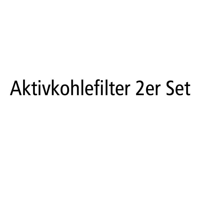 Juego de 2 filtros de carbón activado