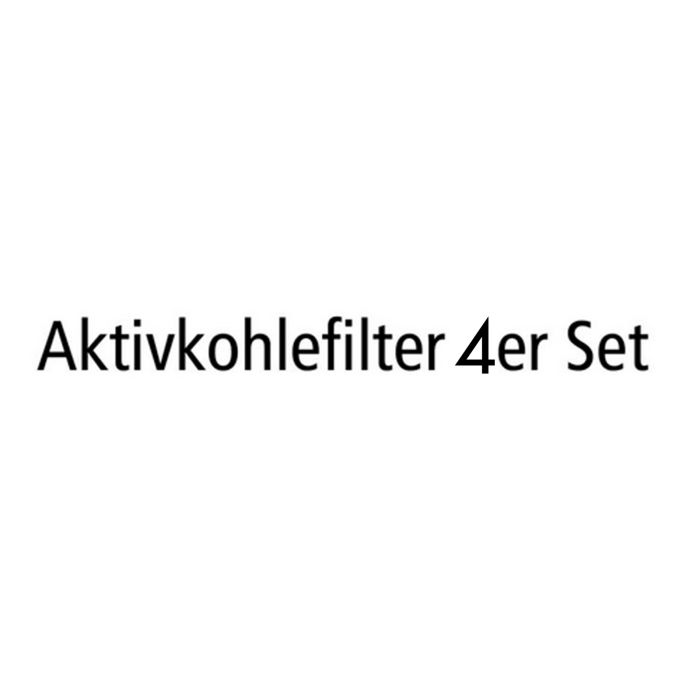 Juego de 4 filtros de carbón activado
