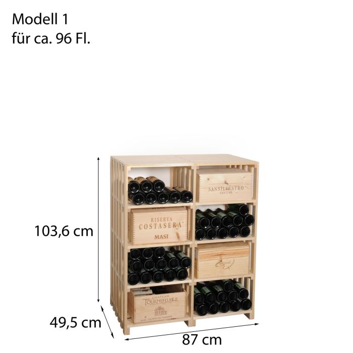 Botellero para vinos CaveauSTAR, módulo 1