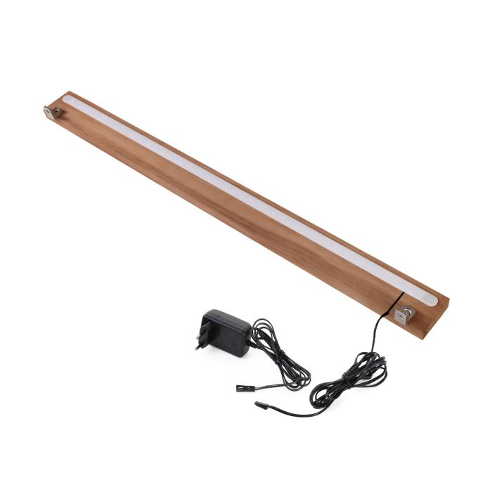 Tira de luz LED, 68 cm, roble