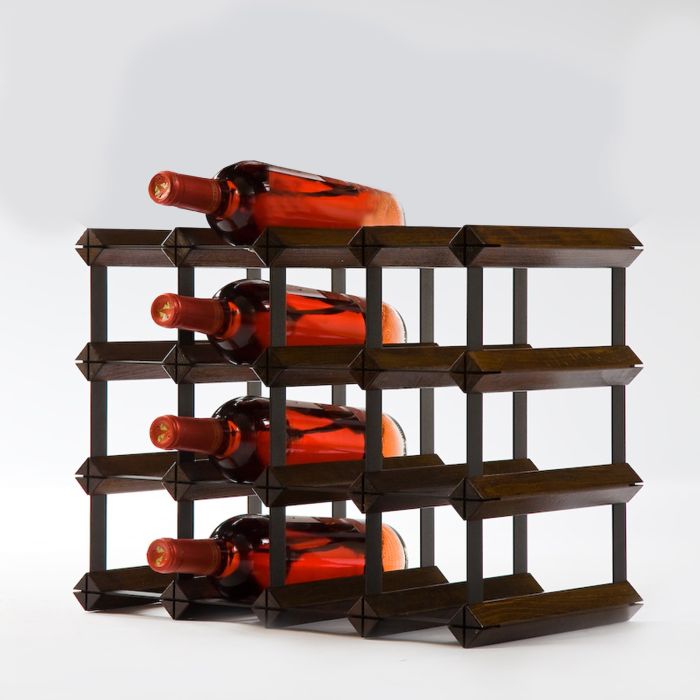 Botellero Trend PREMIUM para 16 botellas (alto 33,5 x ancho 43,5 cm), marrón