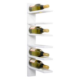 Botellero de pared PINOT blanco barnizado