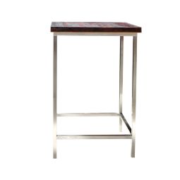 Mesa alta FESTINO, rojo vino