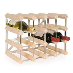 Botellero para vinos TREND, natural, 16 botellas, 22,8 cm