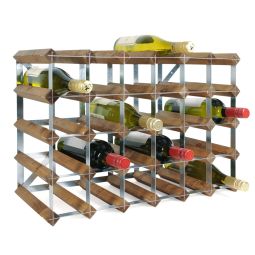 Botellero para vinos TREND, marrón, 30 botellas, 22,8 cm