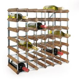 Botellero para vinos TREND, marrón, 42 botellas, 22,8 cm