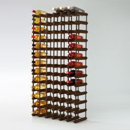 Botellero Trend PREMIUM para 78 botellas (alto 123,5 x ancho 63,5 cm), marrón